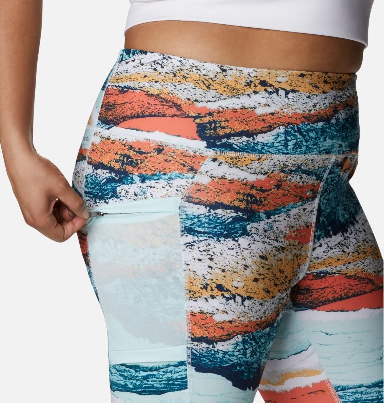 Women's Columbia Windgates II Leggings Multicolor | Plus Size CA-L6581
